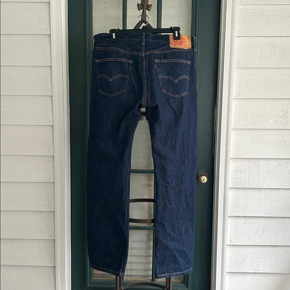 Levi's Dark Blue 501 Jeans